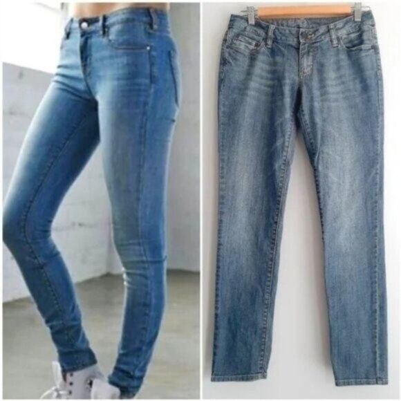 BULLHEAD Hermosa Super Skinny Light Blue Junior Women's Jeans Sz. 5 / S - Picture 1 of 13